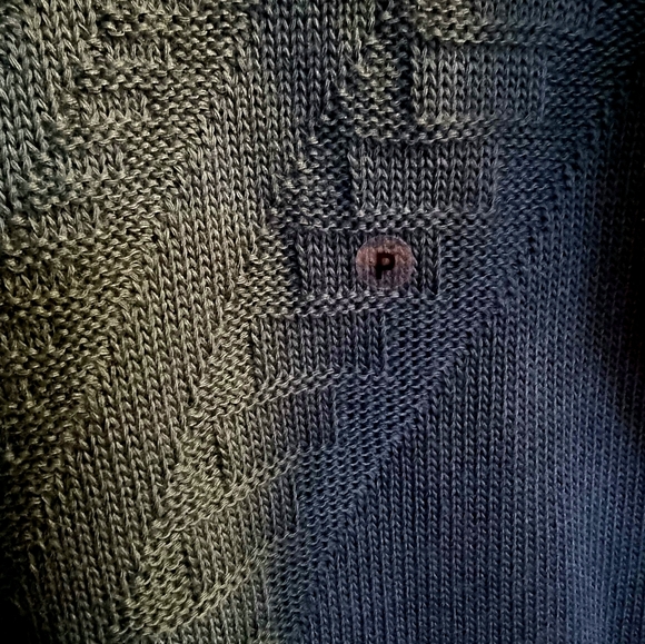 Vintage Linda Lundstrom Sage Green Oversized Sweater Brand New - Picture 6 of 9